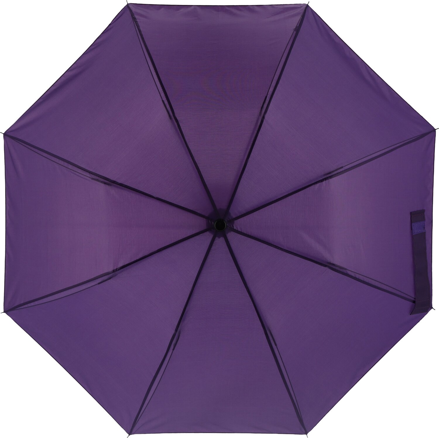 Parasol reklamowy LILLE - kompaktowy z paskiem na rękę - Panel poniżej 100 cm z nadrukiem logo | VEBI - zdjęcie 32