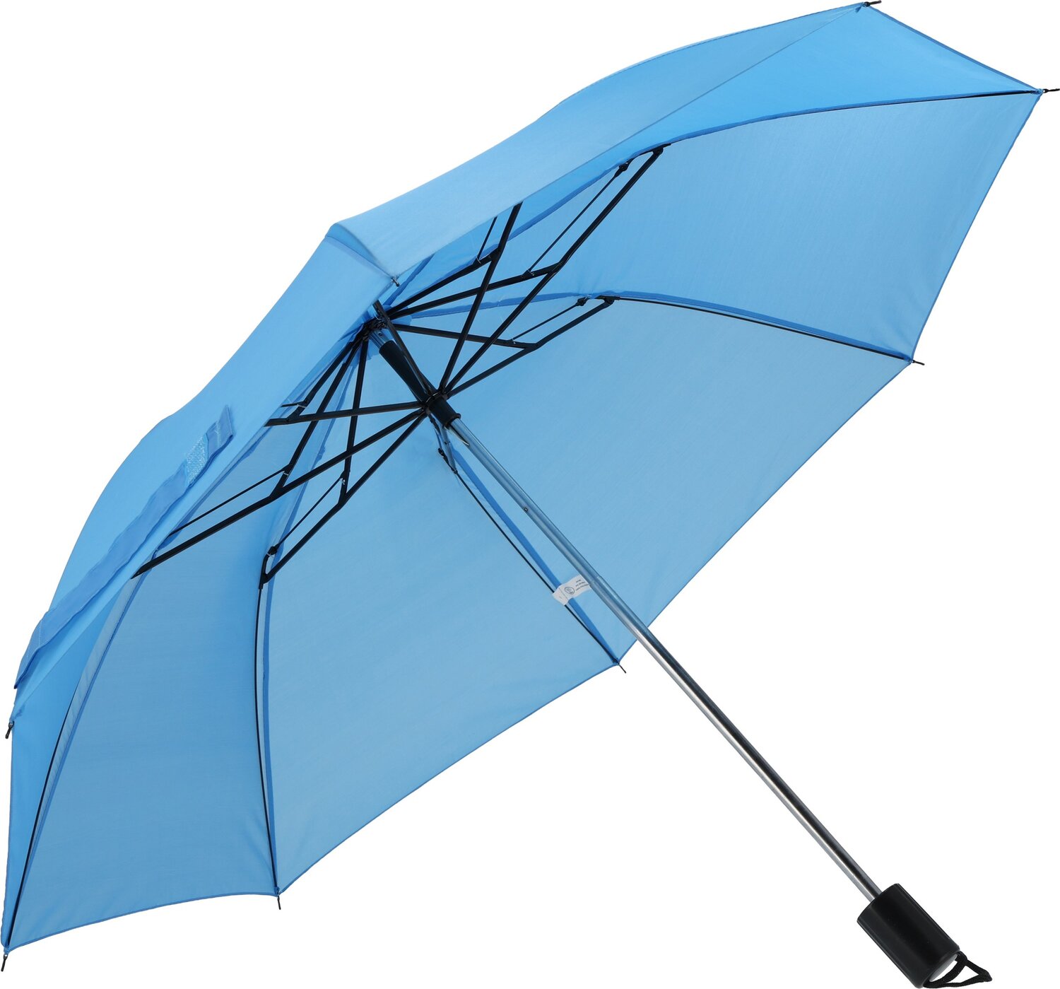 Parasol reklamowy LILLE - kompaktowy z paskiem na rękę - Panel poniżej 100 cm z nadrukiem logo | VEBI - zdjęcie 43