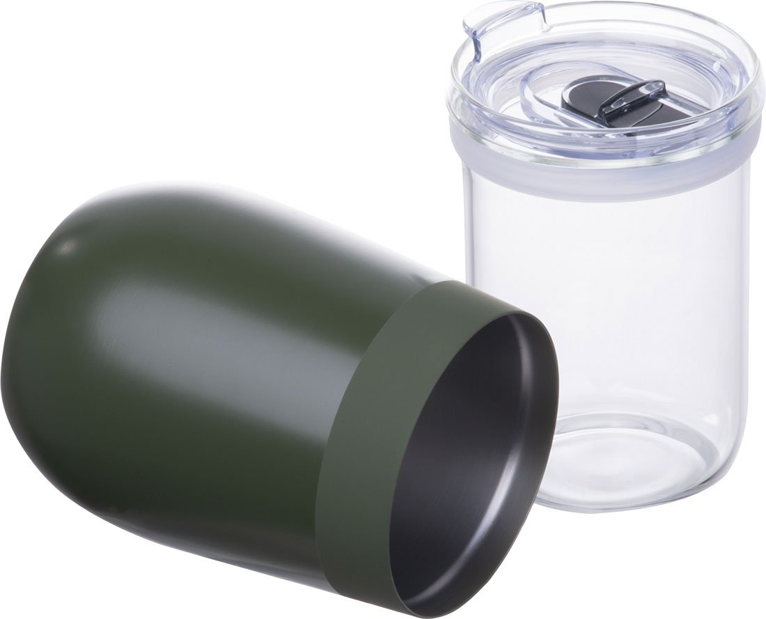 Kubek termiczny PALM BAY ze szklanym wkładem 350ml - Podróże i rekreacja z nadrukiem logo | VEBI - zdjęcie 26