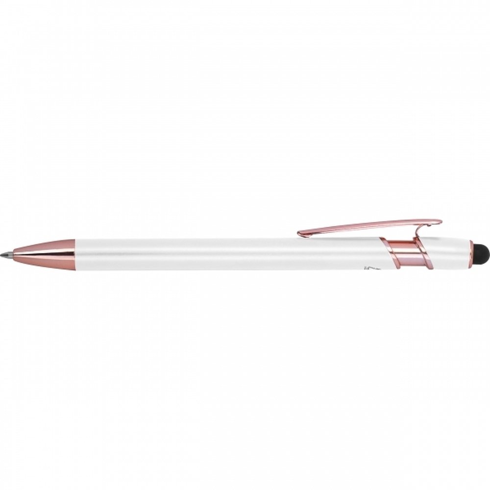 Długopis żelowy z recyklingu BELO HORIZONTE z touch pen - Touch pen z nadrukiem logo | VEBI - zdjęcie 2