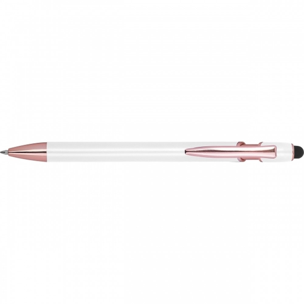 Długopis żelowy z recyklingu BELO HORIZONTE z touch pen - Touch pen z nadrukiem logo | VEBI - zdjęcie 3