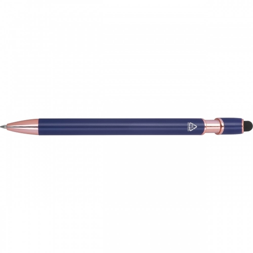 Długopis żelowy z recyklingu BELO HORIZONTE z touch pen - Touch pen z nadrukiem logo | VEBI - zdjęcie 12