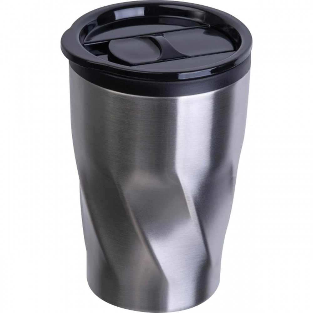 Kubek termiczny BERKELEY 350ml - stalowy z logo firmy - Akcesoria podróżne z nadrukiem logo | VEBI - zdjęcie 3
