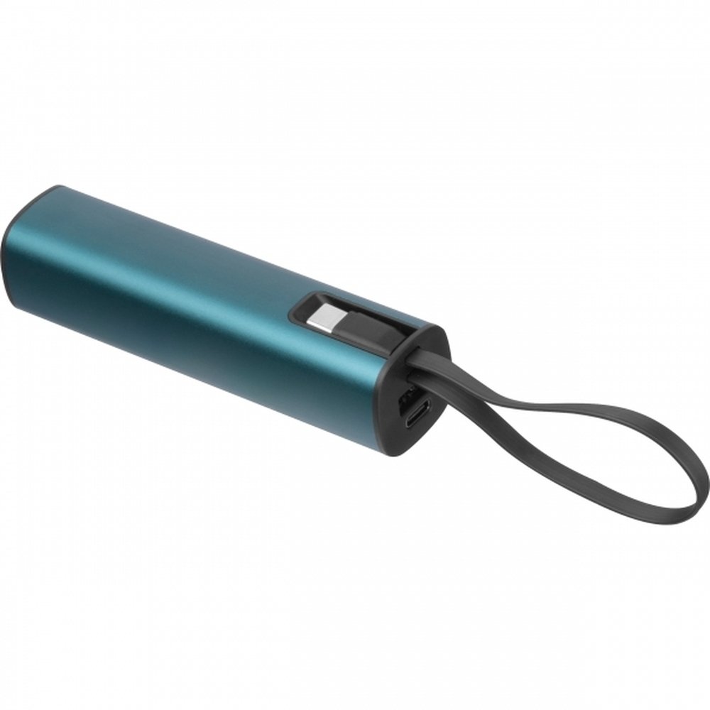 Aluminiowy power bank DONCASTER 5000 mAh z wyświetlaczem - Power banki z nadrukiem logo | VEBI - zdjęcie 20