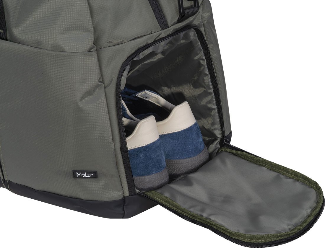 Torba sportowa Saint Paul XXL z recyklingu - z przegrodą na buty - Podróże i rekreacja z nadrukiem logo | VEBI - zdjęcie 9