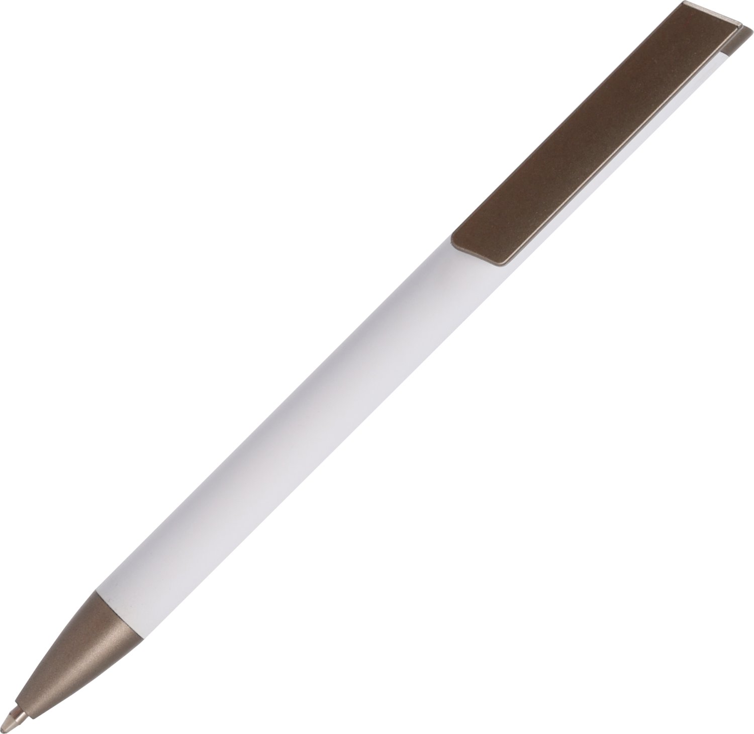 Aluminiowy długopis z szerokim klipsem – elegancja w dłoni - Długopisy nietypowe z nadrukiem logo | VEBI - zdjęcie 2