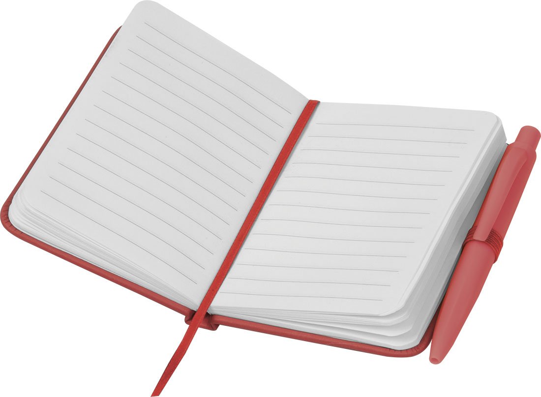 Notes A7 z długopisem SAN ANTONIO - Notatniki i notesy z nadrukiem logo | VEBI - zdjęcie 12