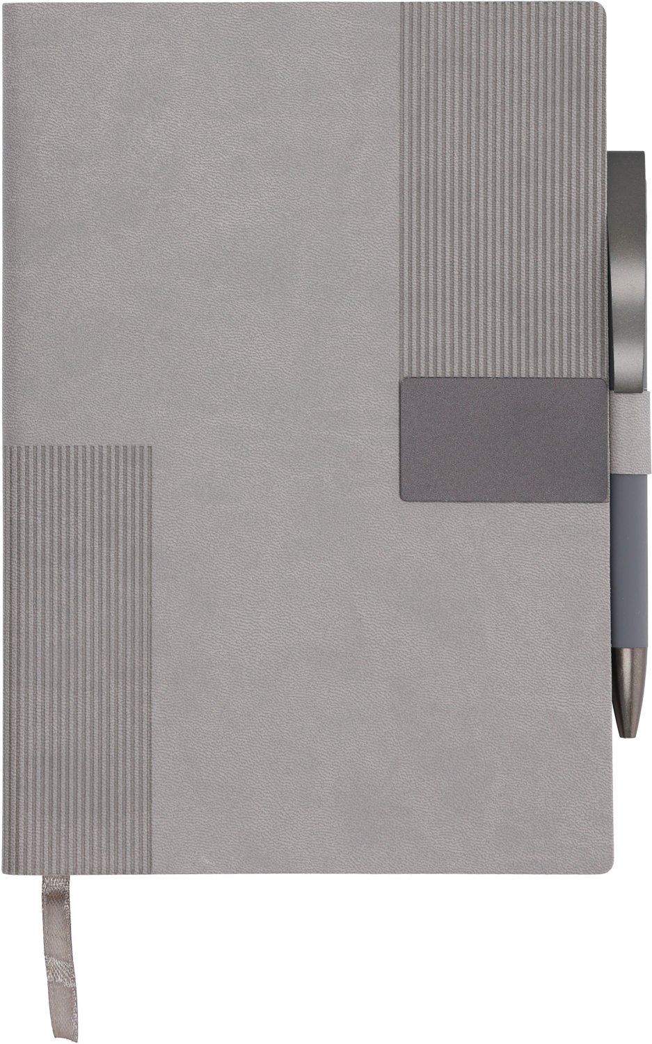 Notes A5 z długopisem – elegancja z recyklingu - Notatniki i notesy z nadrukiem logo | VEBI - zdjęcie 28