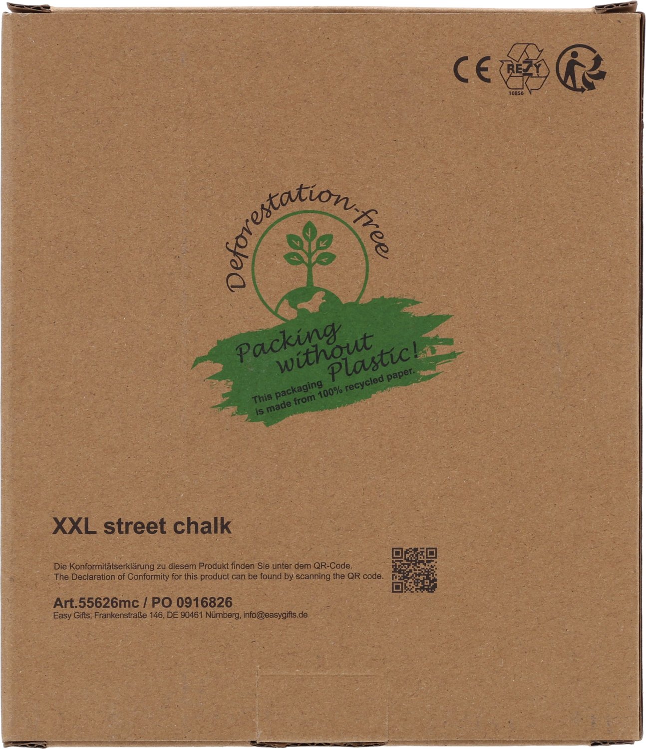Kreda XXL LOMMEL - Kredki, kredy, zakreślacze z nadrukiem logo | VEBI - zdjęcie 7