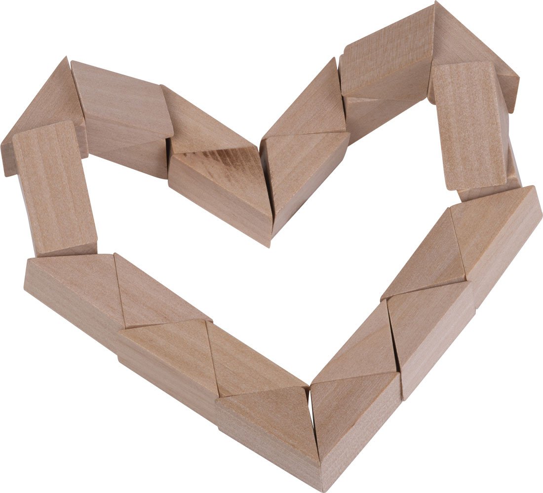 Drewniane puzzle ESTRELLA - Gry i zabawy z nadrukiem logo | VEBI - zdjęcie 4