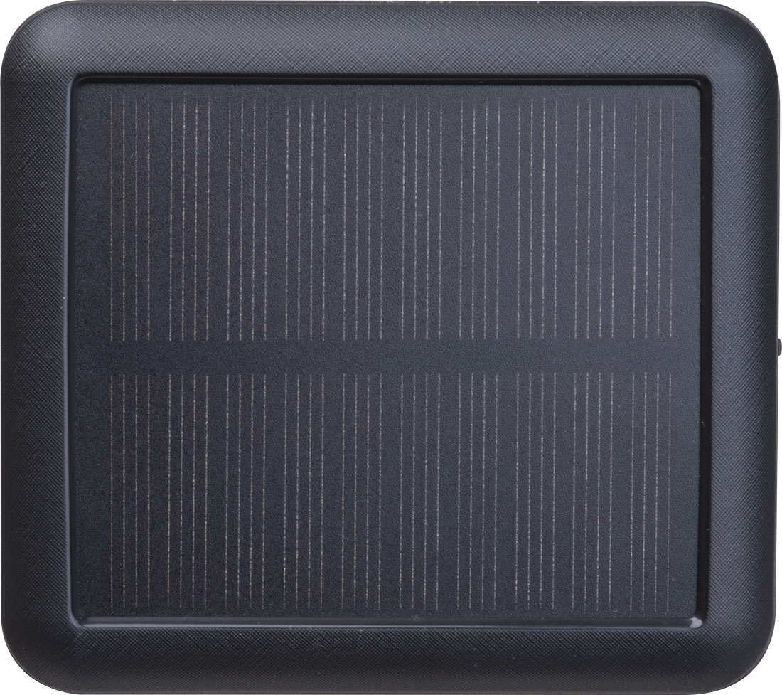 Power bank solarny, z recyklingu 10 000 mAh CRETE - Power banki z nadrukiem logo | VEBI - zdjęcie 4