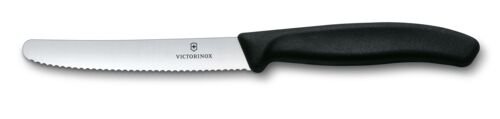 Nóż kuchenny Victorinox SwissClassic z ząbkowanym ostrzem - Noże i scyzoryki z nadrukiem logo | VEBI