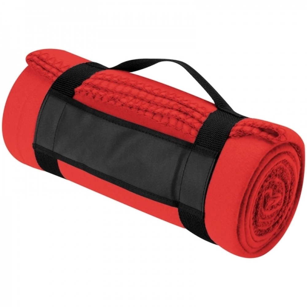 Koc polarowy z paskiem do noszenia NASHVILLE 170g/m² - Koce i maty z nadrukiem logo | VEBI - zdjęcie 10