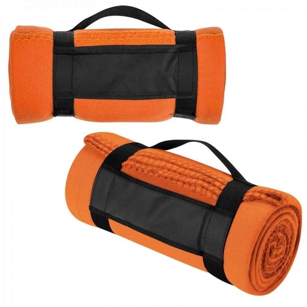 Koc polarowy z paskiem do noszenia NASHVILLE 170g/m² - Koce i maty z nadrukiem logo | VEBI - zdjęcie 24