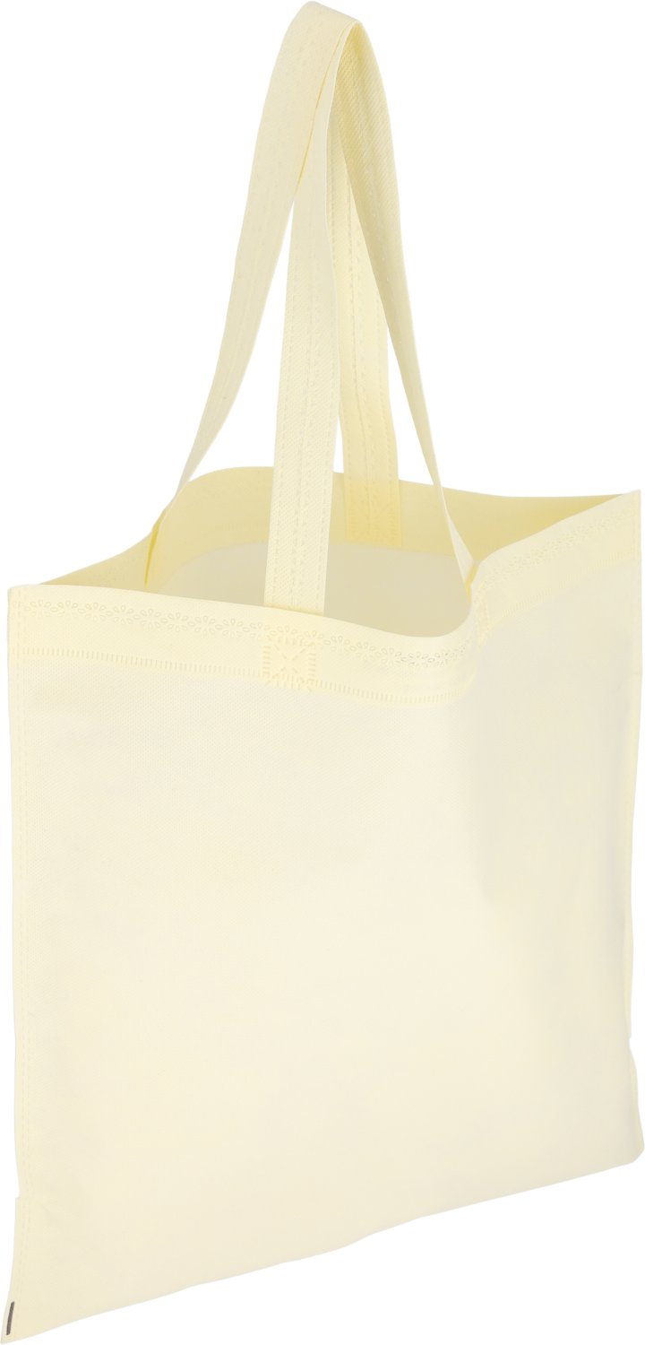 Ekologiczna torba reklamowa z krótkim uchwytem NIVALA - Torby non-woven z nadrukiem logo | VEBI
