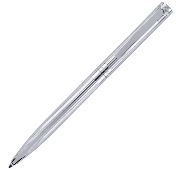 Długopis Pierre Cardin RENEE - metalowy z chromem w pudełku - Długopisy i artykuły piśmienne z nadrukiem logo | VEBI - zdjęcie 4