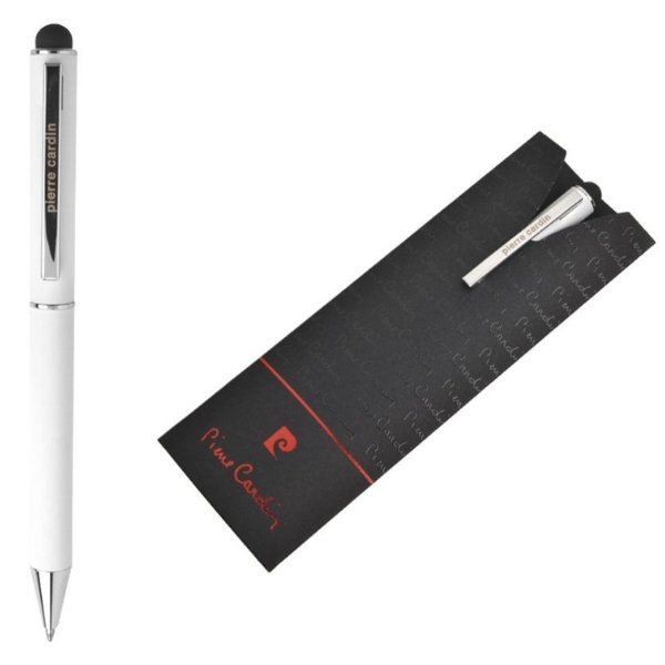 Długopis Pierre Cardin CLAUDIE z touch pen i etui - Długopisy i artykuły piśmienne z nadrukiem logo | VEBI - zdjęcie 2