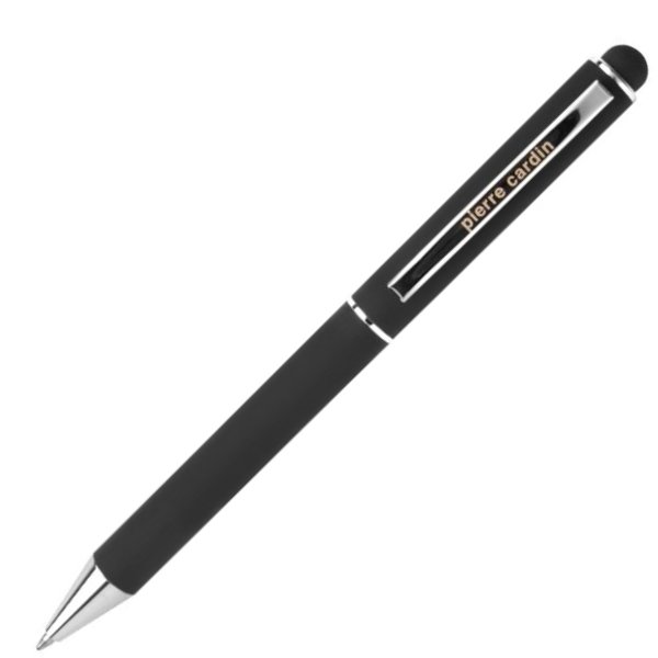 Długopis Pierre Cardin CLAUDIE z touch pen i etui - Długopisy i artykuły piśmienne z nadrukiem logo | VEBI - zdjęcie 4