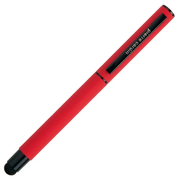 Pióro Pierre Cardin CELEBRATION z funkcją touch pen - Soft touch z nadrukiem logo | VEBI - zdjęcie 3