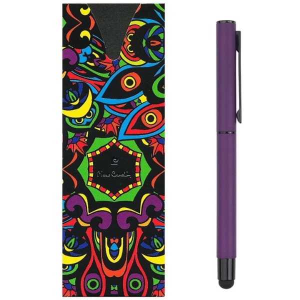 Pióro Pierre Cardin CELEBRATION z funkcją touch pen - Soft touch z nadrukiem logo | VEBI - zdjęcie 7