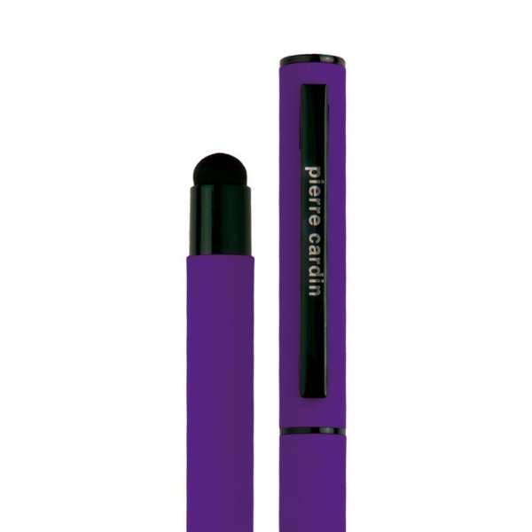 Pióro Pierre Cardin CELEBRATION z funkcją touch pen - Soft touch z nadrukiem logo | VEBI - zdjęcie 10