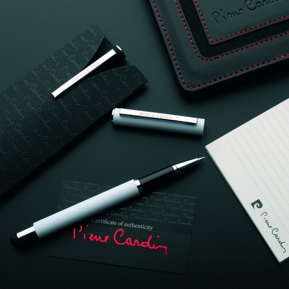 Pióro kulkowe Pierre Cardin CLAUDIE z grawerem logo - Pióra wieczne i kulkowe z nadrukiem logo | VEBI - zdjęcie 3