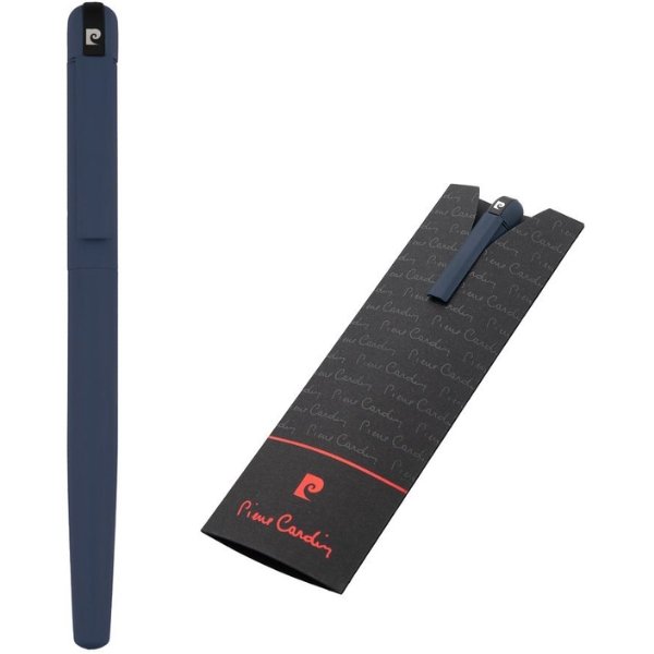 Luksusowe pióro kulkowe Pierre Cardin Harmony Soft Touch - Soft touch z nadrukiem logo | VEBI - zdjęcie 10