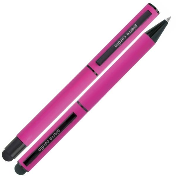 Elegancki zestaw piśmienny Pierre Cardin CELEBRATION - Soft touch z nadrukiem logo | VEBI - zdjęcie 25