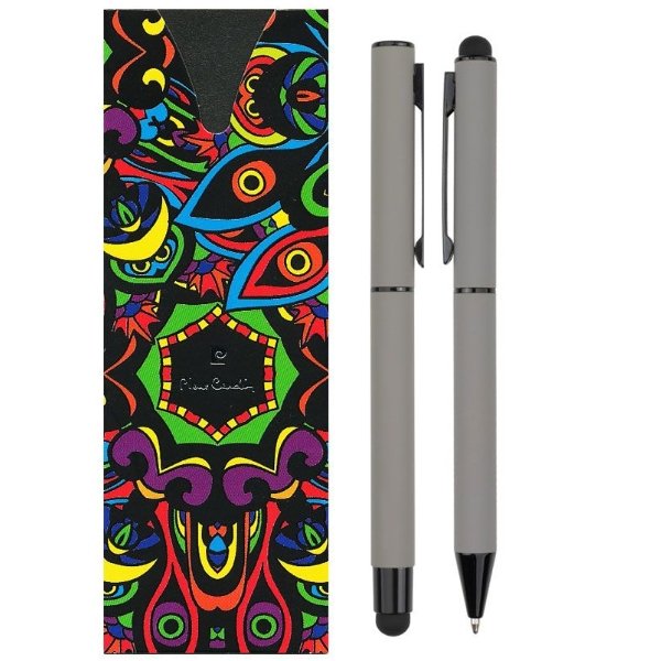 Elegancki zestaw piśmienny Pierre Cardin CELEBRATION - Soft touch z nadrukiem logo | VEBI - zdjęcie 30