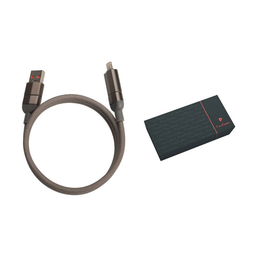 Magnetyczny kabel Pierre Cardin DONNES - ładowanie 100W - Inne drobiazgi z nadrukiem logo | VEBI - zdjęcie 2