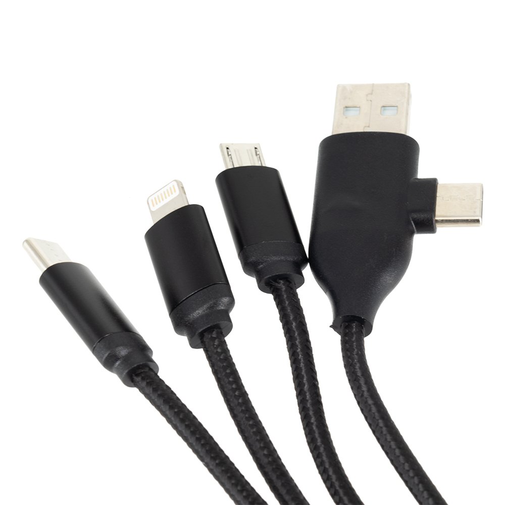 Kabel ładujący 4w1 z podświetlanym logo RXD-368 - Kable z nadrukiem logo | VEBI - zdjęcie 5