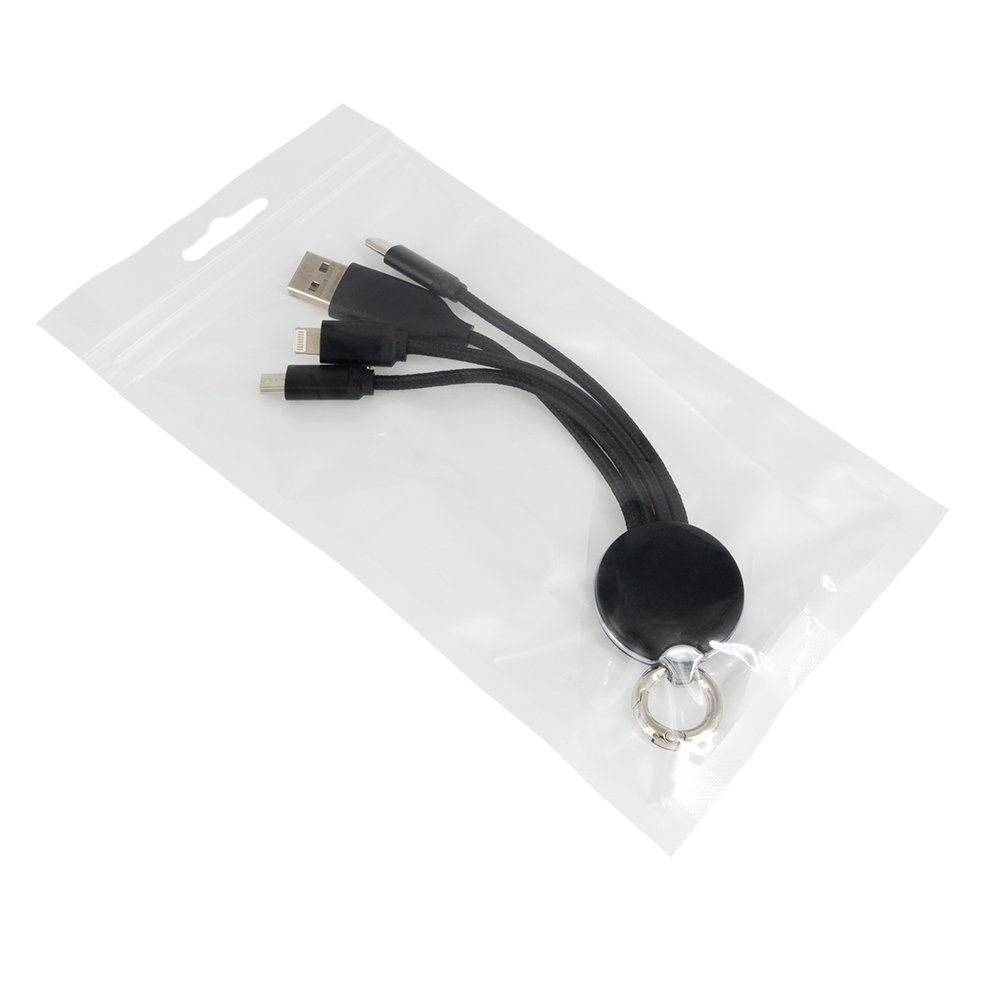 Kabel ładujący 4w1 z podświetlanym logo RXD-368 - Kable z nadrukiem logo | VEBI - zdjęcie 8