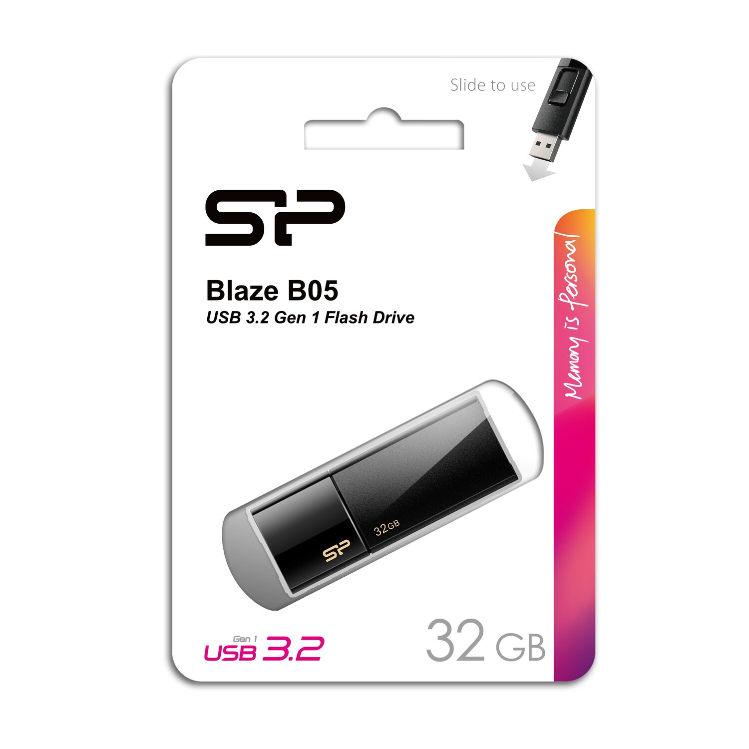 Pendrive Blaze B05, 32GB 3.0 Silicon Power - Pamięci USB z nadrukiem logo | VEBI - zdjęcie 6