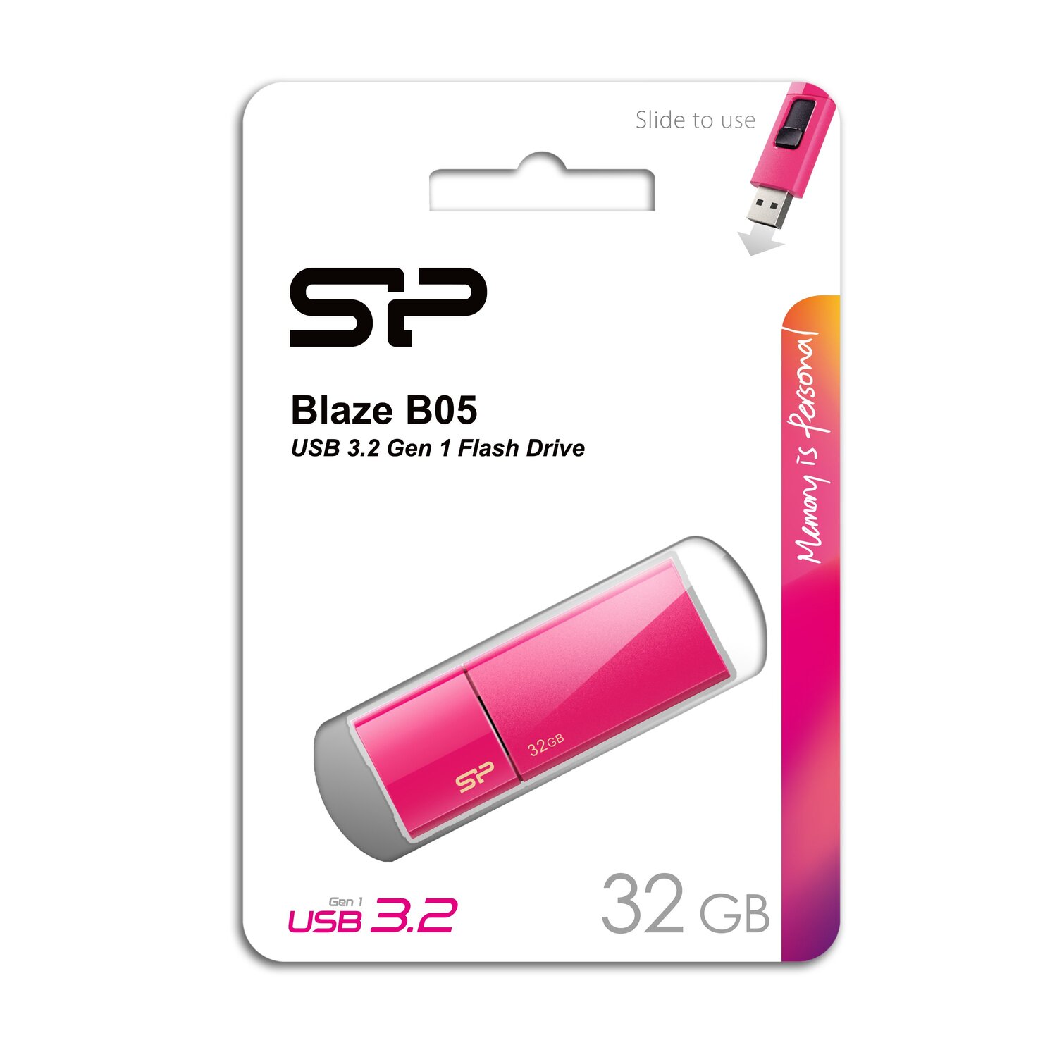 Pendrive Blaze B05, 32GB 3.0 Silicon Power - Pamięci USB z nadrukiem logo | VEBI - zdjęcie 20