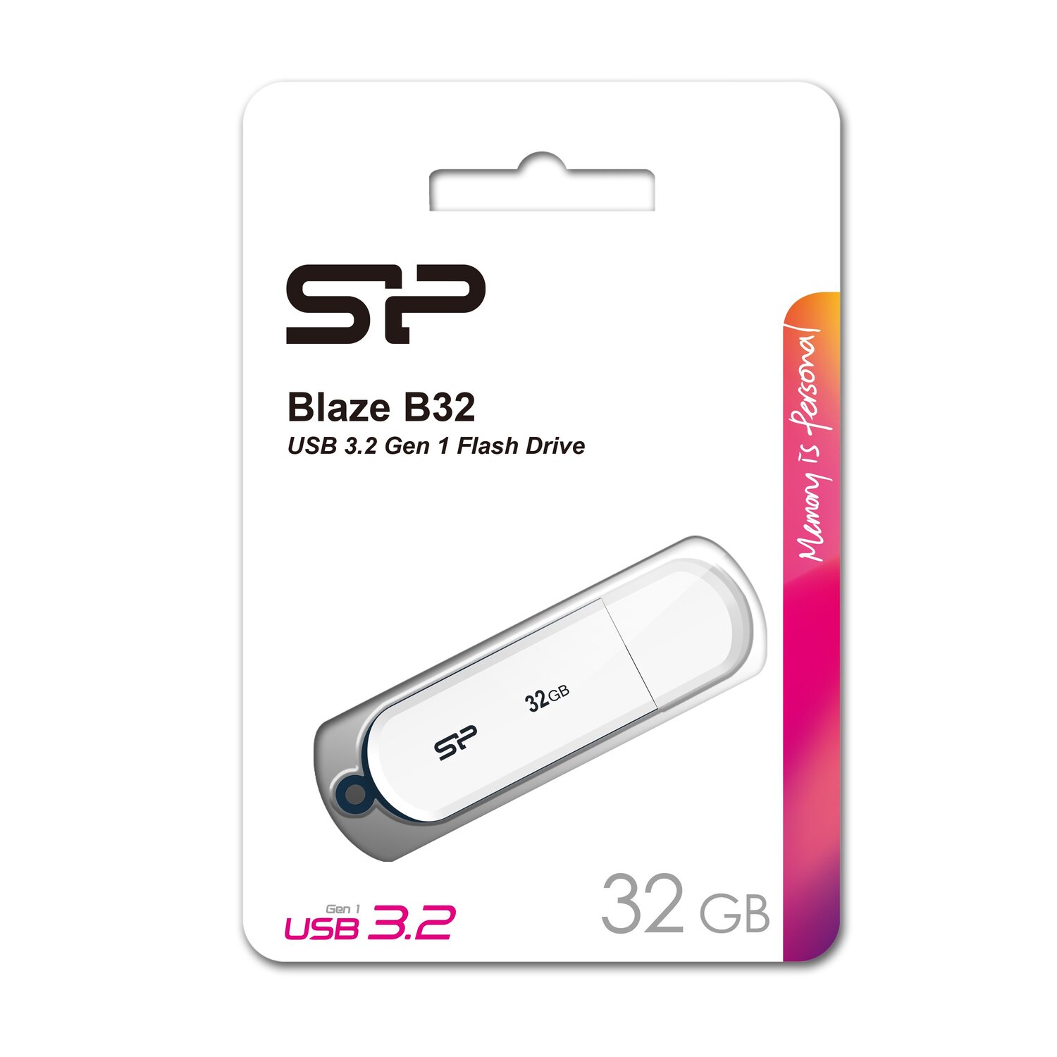 PENDRIVE B32, 32GB 3.2 SILICON POWER - Pamięci USB z nadrukiem logo | VEBI - zdjęcie 3