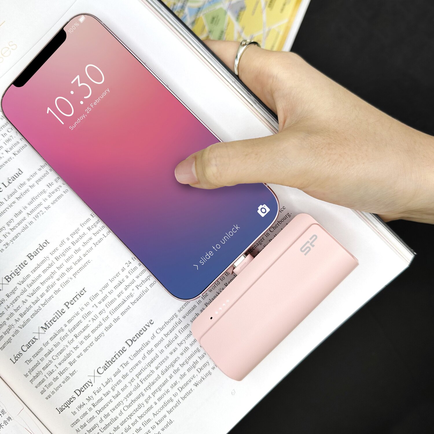 Mini Power Bank 5000 mAh z szybkim ładowaniem 20W USB-C - Power banki z nadrukiem logo | VEBI - zdjęcie 46