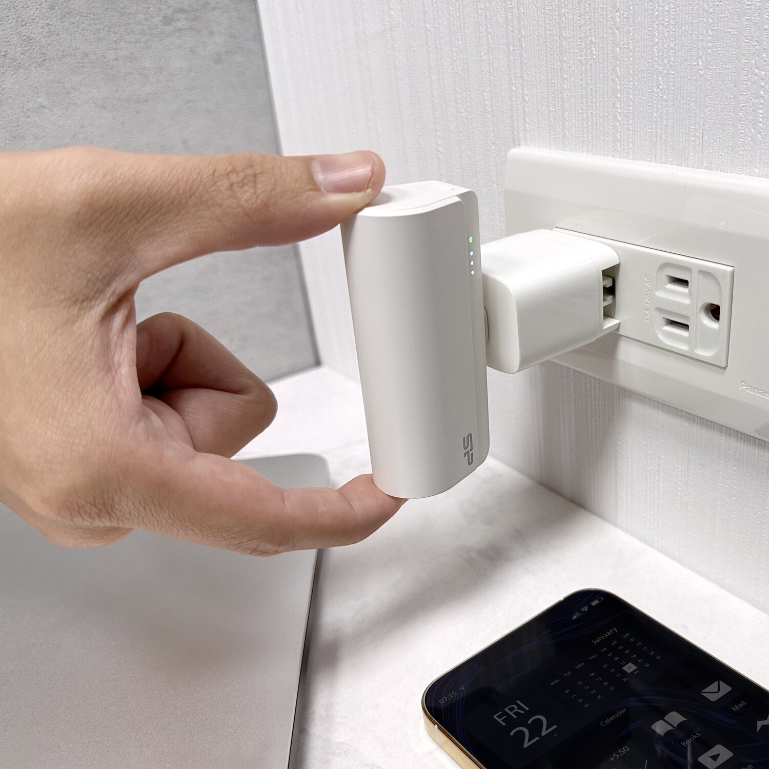 Mini Power Bank 5000 mAh z szybkim ładowaniem 20W USB-C - Power banki z nadrukiem logo | VEBI - zdjęcie 36
