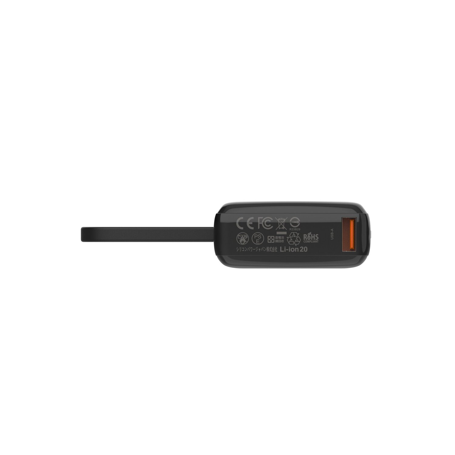 Powerbank Silicon Power CP10 10000mAh z wbudowanym kablem USB-C - Power banki z nadrukiem logo | VEBI - zdjęcie 28