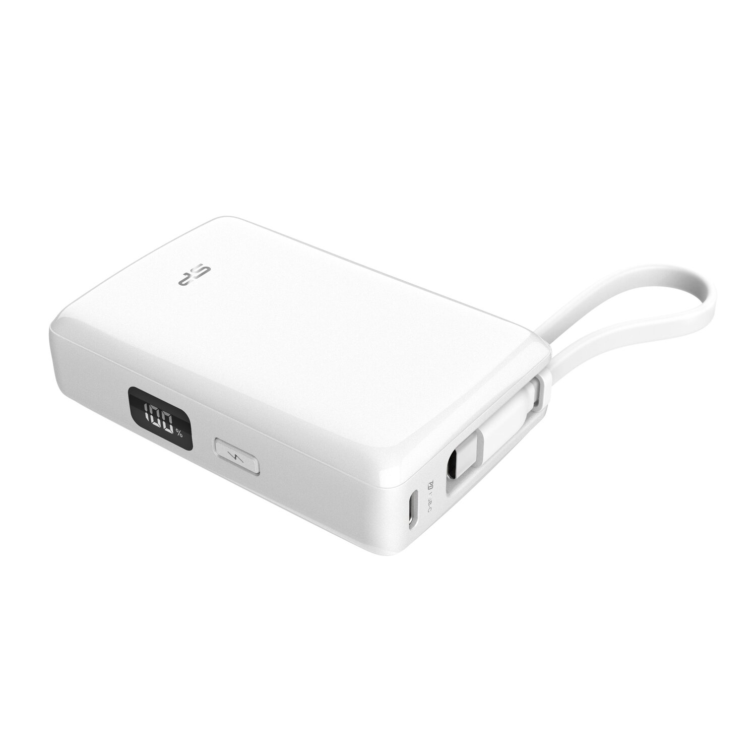 Powerbank Silicon Power CP10 10000mAh z wbudowanym kablem USB-C - Power banki z nadrukiem logo | VEBI - zdjęcie 12