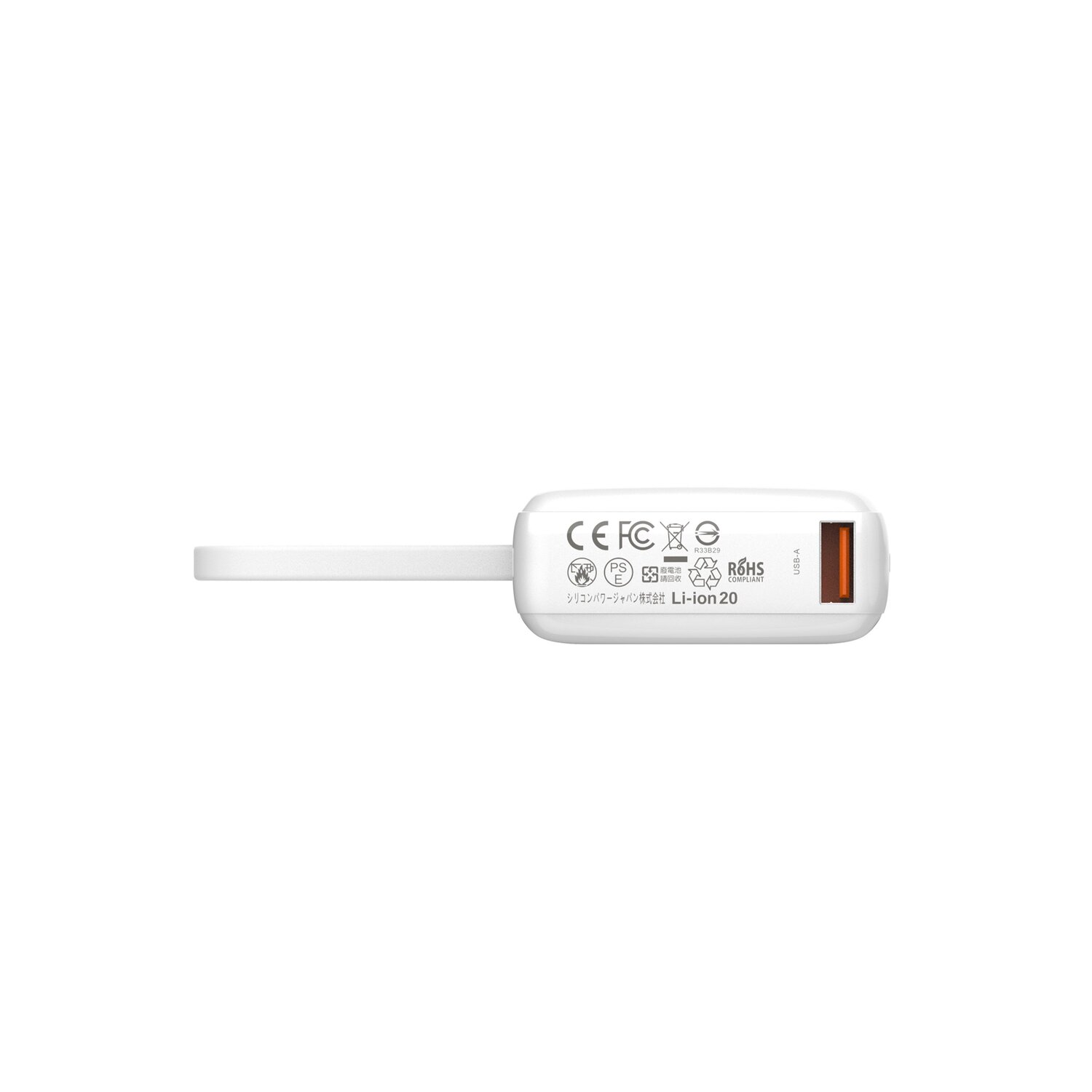 Powerbank Silicon Power CP10 10000mAh z wbudowanym kablem USB-C - Power banki z nadrukiem logo | VEBI - zdjęcie 15