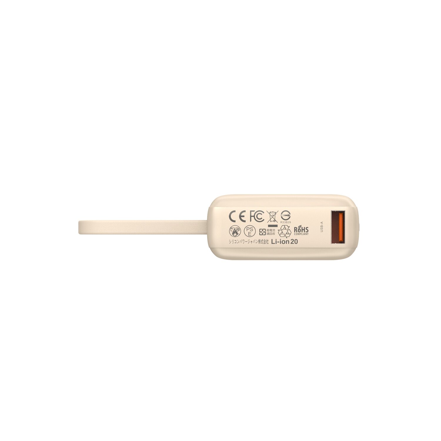 Powerbank Silicon Power CP10 10000mAh z wbudowanym kablem USB-C - Power banki z nadrukiem logo | VEBI - zdjęcie 6