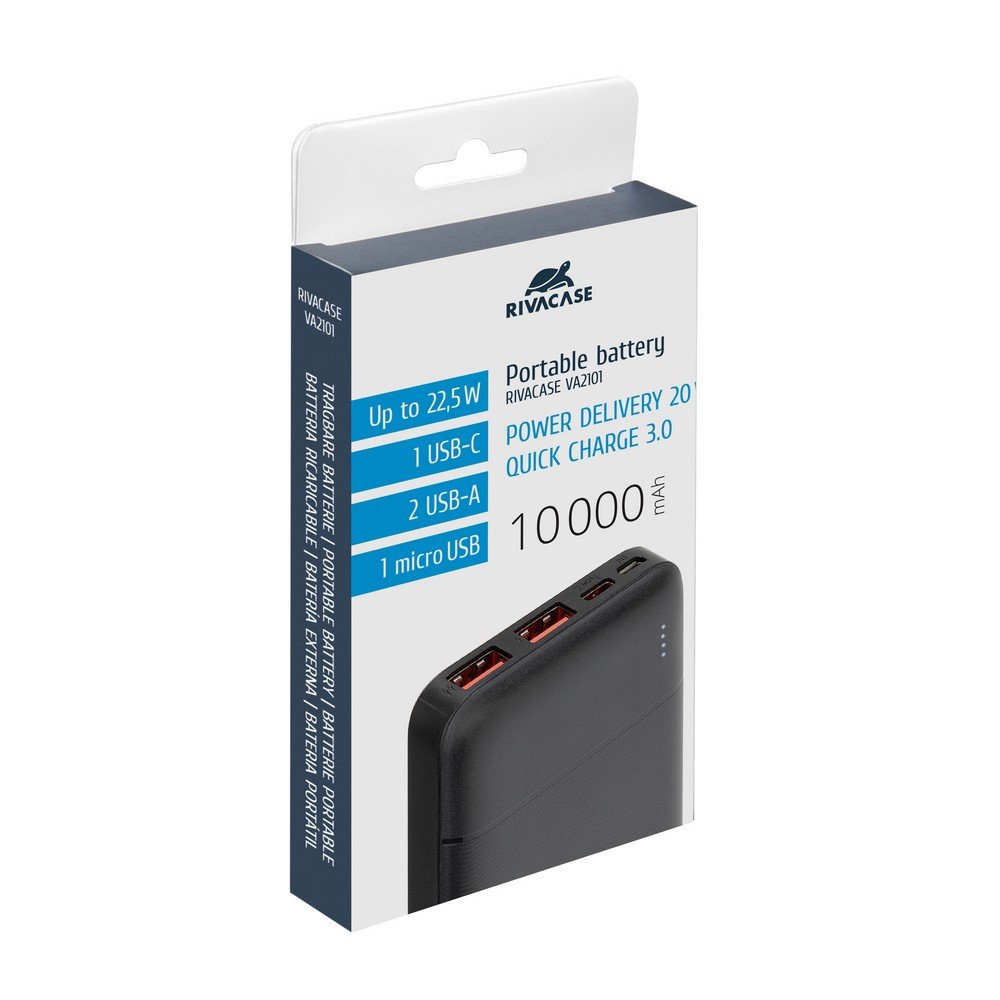 Power Bank 10000 mAh z szybkim ładowaniem 22,5 W – RIVACASE - Akcesoria do telefonów z nadrukiem logo | VEBI - zdjęcie 11