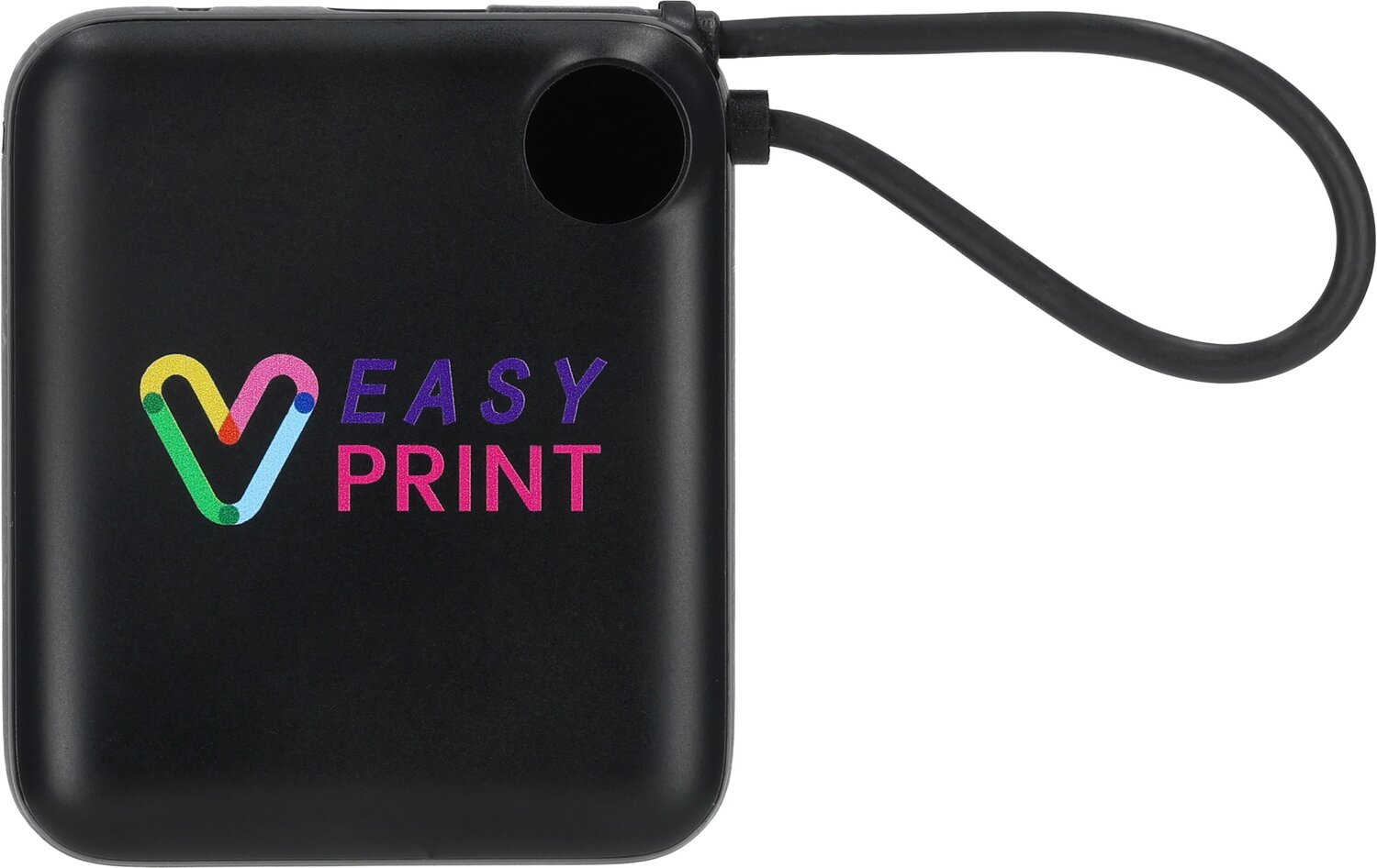 Power Bank 10000 mAh 22,5 W z wbudowanym kablem Type-C - Power banki z nadrukiem logo | VEBI - zdjęcie 11