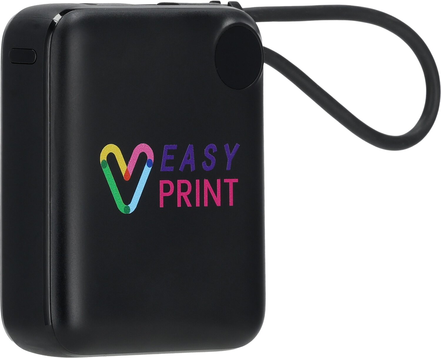 Power Bank 10000 mAh 22,5 W z wbudowanym kablem Type-C - Power banki z nadrukiem logo | VEBI - zdjęcie 12