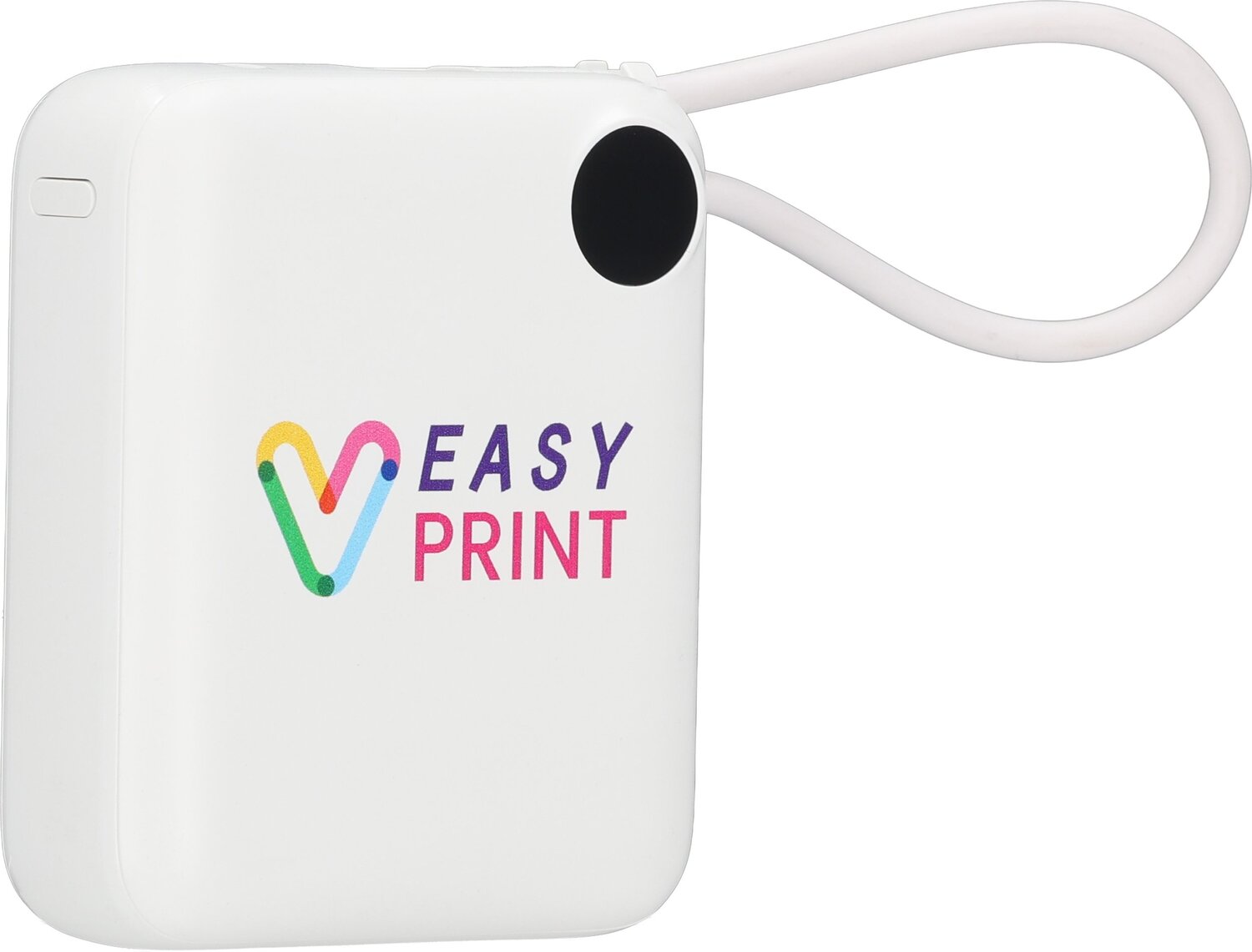 Power Bank 10000 mAh 22,5 W z wbudowanym kablem Type-C - Power banki z nadrukiem logo | VEBI - zdjęcie 6