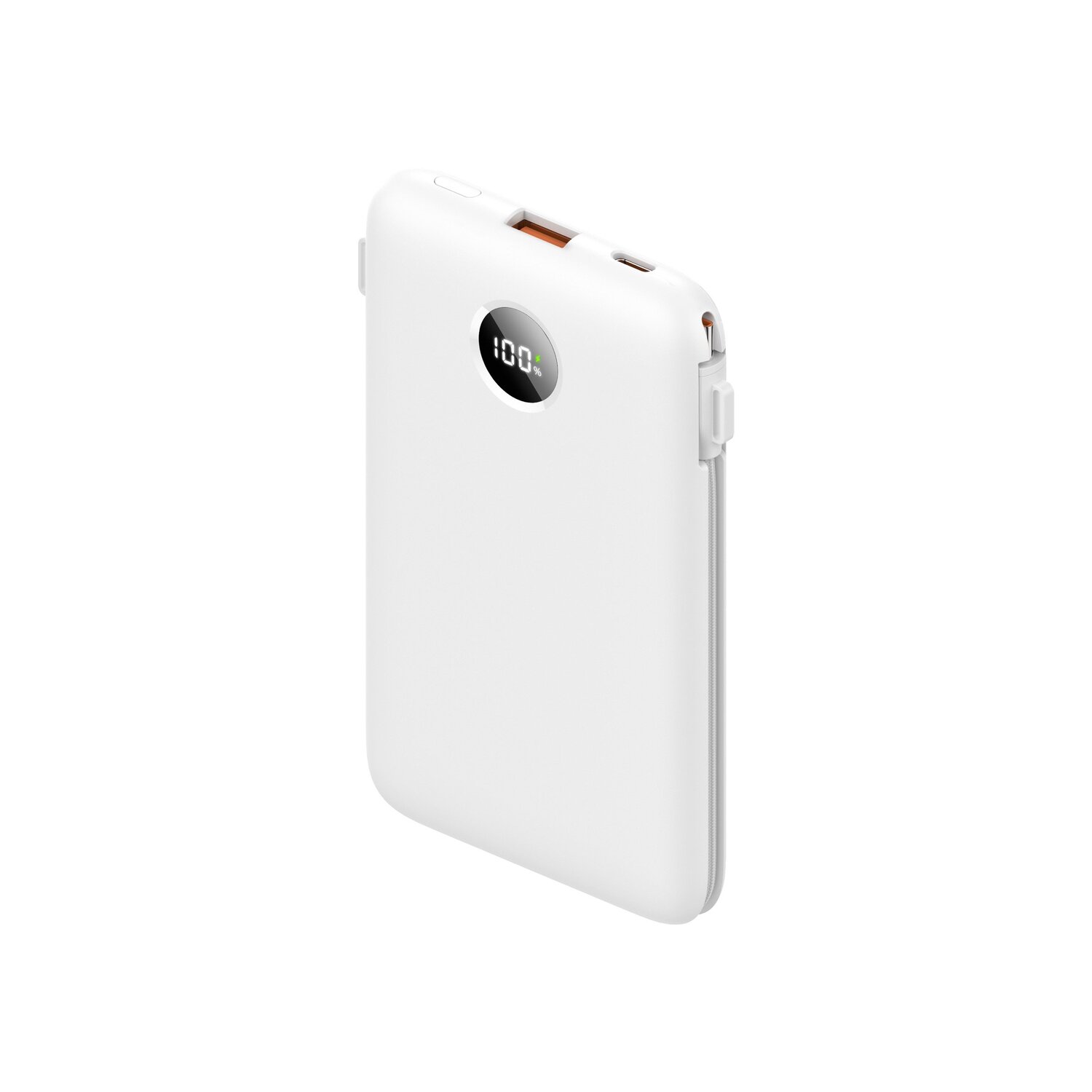 Power Bank 10000 mAh 22,5 W z dwoma kablami i portem USB-A - Power banki z nadrukiem logo | VEBI