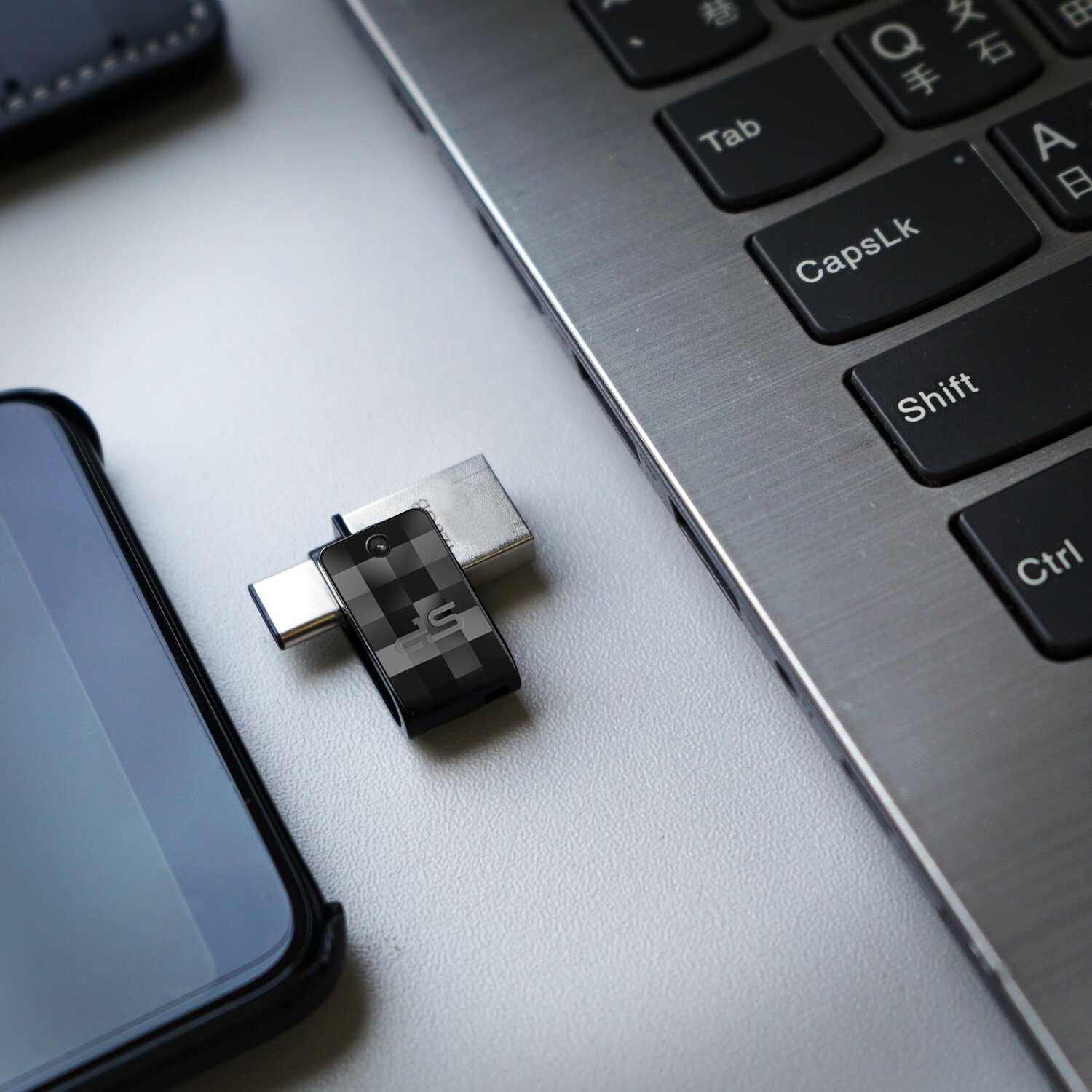 Pendrive Mobile C31, 64GB 3.0 Silicon Power - Pamięci USB z nadrukiem logo | VEBI - zdjęcie 6