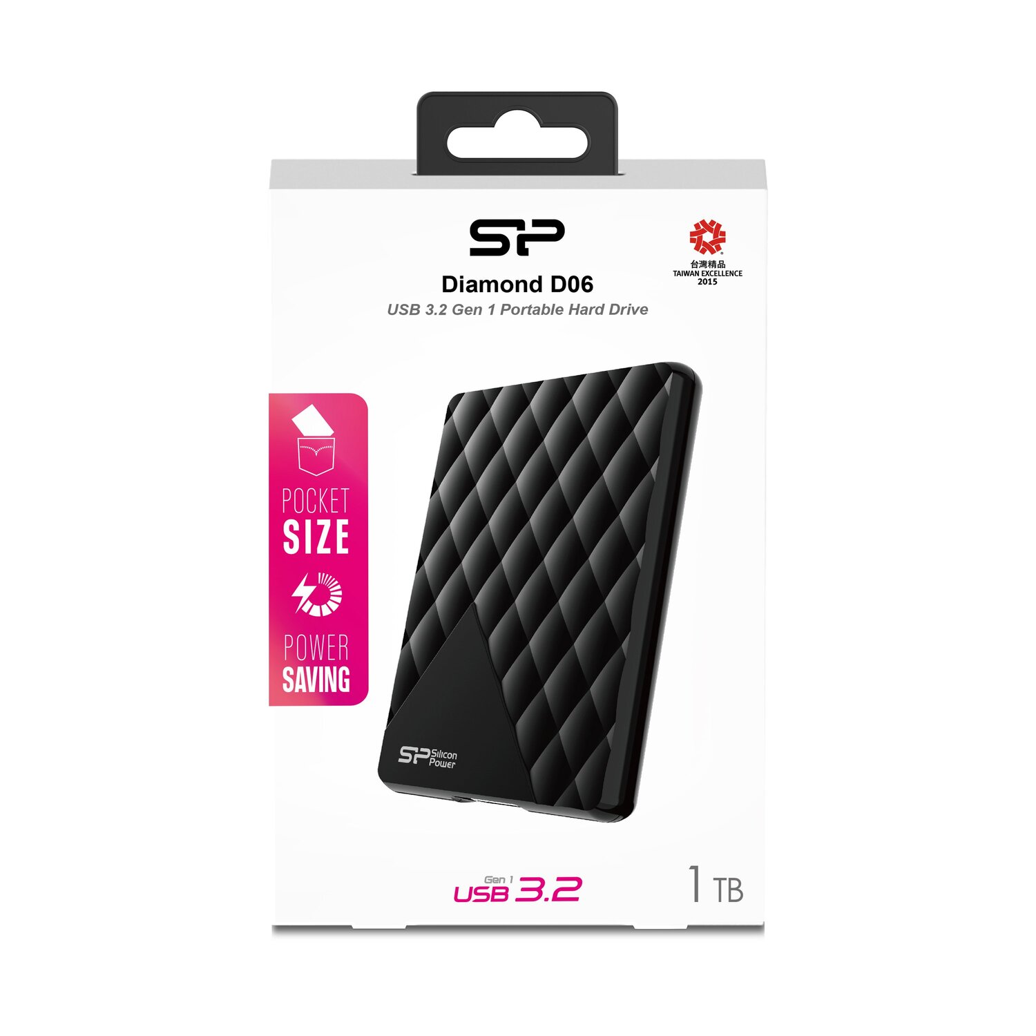 Dysk zewnętrzny Silicon Power Diamond D06 1TB USB 3.0 - Dyski z nadrukiem logo | VEBI - zdjęcie 4