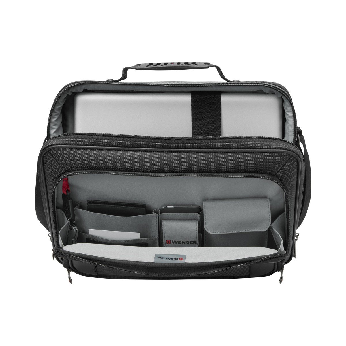 Torba biznesowa Wenger Insight na laptop 15,6\" - funkcjonalna torba podróżna - Torby i plecaki na laptopy z nadrukiem logo | VEBI - zdjęcie 4