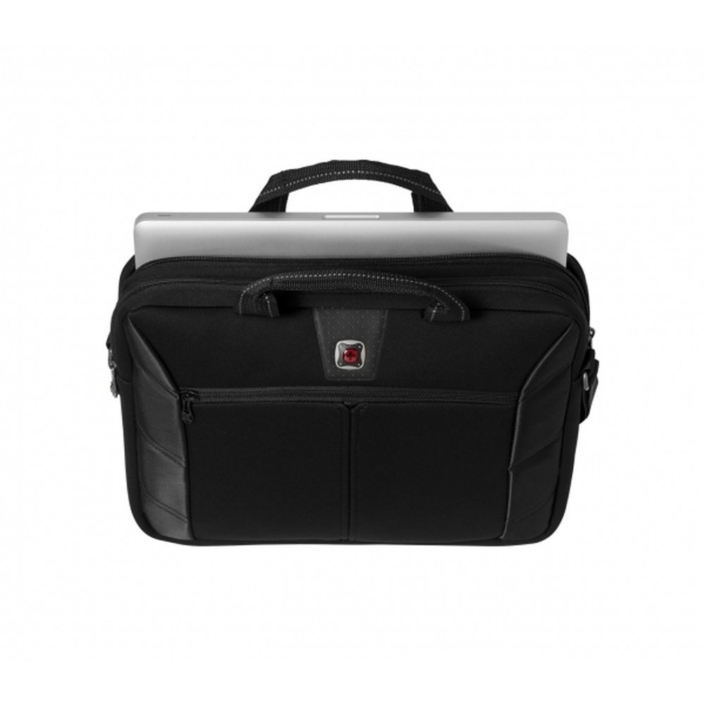 Torba na laptopa Wenger Sherpa 16\" - lekka torba biznesowa - Torby i plecaki na laptopy z nadrukiem logo | VEBI - zdjęcie 4